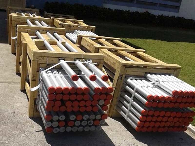 Steel tube packaging