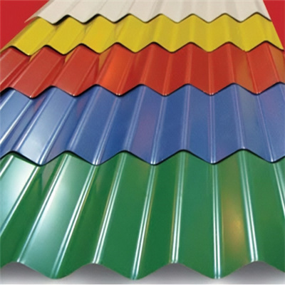 Color coated corrugated roofing sheet